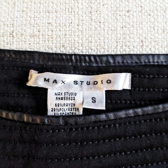 Max Studio black belted sheath shift dress Small career - Picture 4 of 4